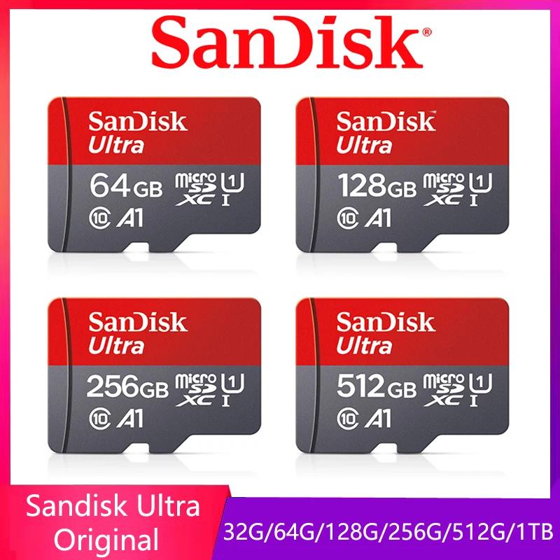 Sandisk ũ SD ޸ ī, ̴ A1TF ī, UHS-1 ÷ Ʈ ī޶ , 1TB 100%, 32GB, 64GB, 128G, 256G, 512GB, Class10